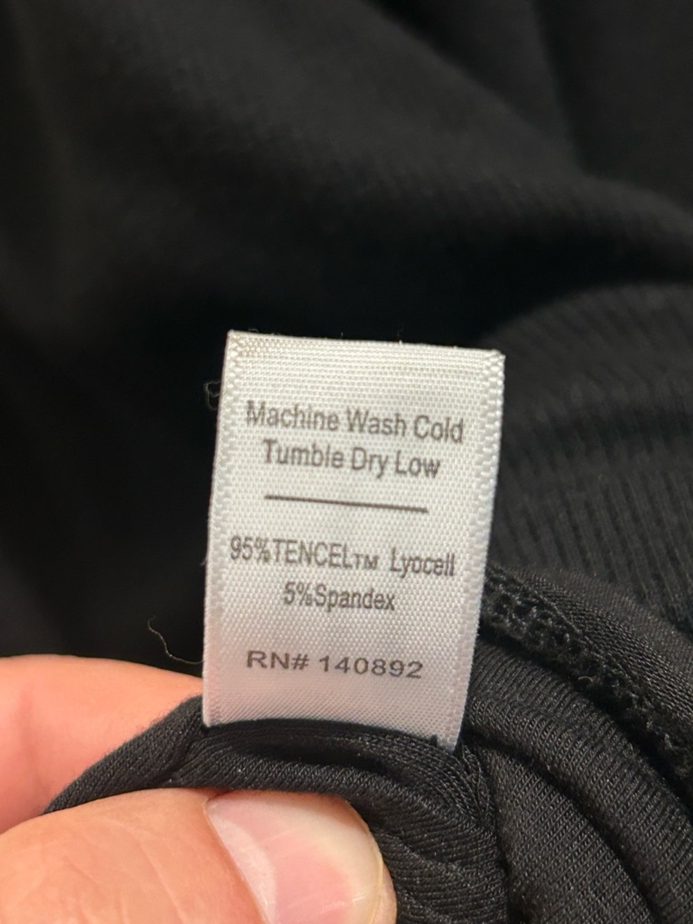 Marine Layer Rib Daytime Midi Dress Black , size M - Picture 11 of 11